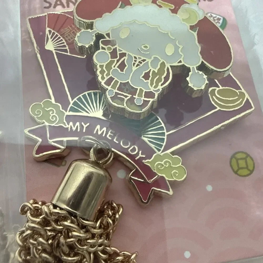 2025 Miniso Sanrio Surprise Box Badge My‎ Melody Metal Pin 3D Jewelry Opened Box